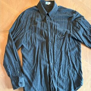 Zanella Charcoal Button-Down Shirt